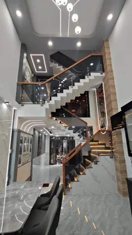 Bán nhà 4 Tầng - Hẻm 6m Thông, DT: 60m² ngang 4m giá 6.6 tỷ Phường Bình Tân