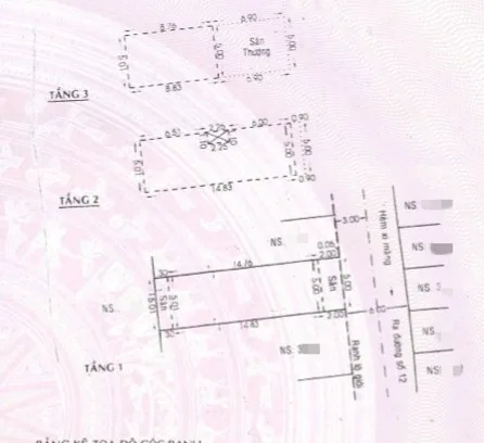 Bán nhà 4 Tầng, Hẻm ôtô Thông, DT: 91m² full thổ cư ngang 5m giá 10 tỷ tại Phường Bình Hưng Hòa
