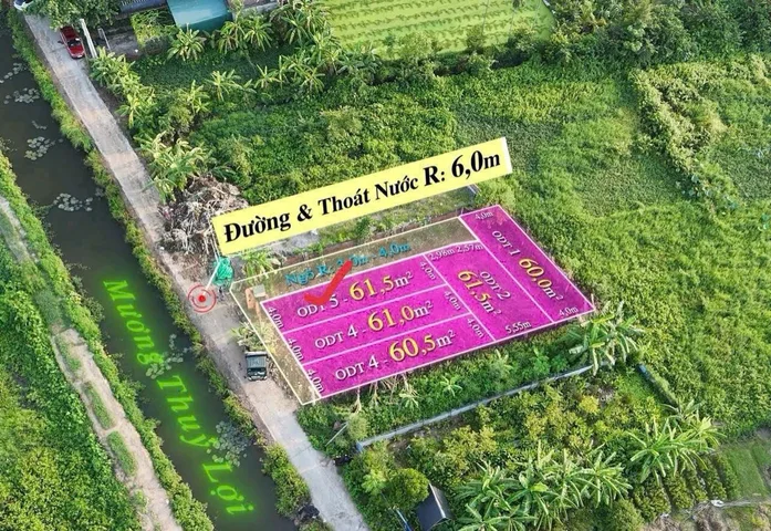 Bán 61 m lô góc và lô thường . Đường thông hơn 5 m tại Lâm Động .l/h:076.231.9990 e Thúy