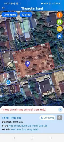 Bán đất 1908.3m² giá 11.96 tỷ Phường Tân An