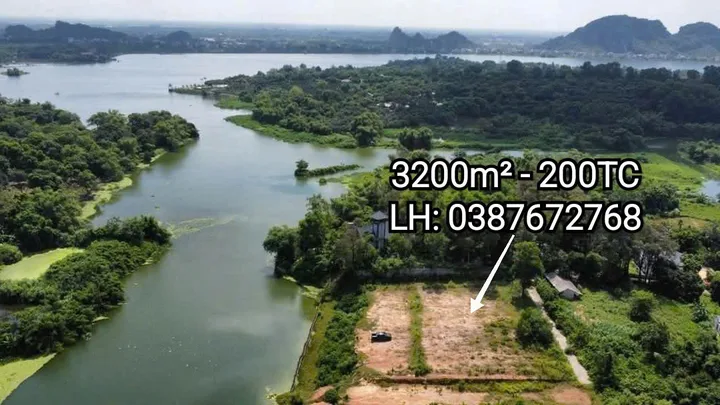 3200m - tay chạm nước - mặt Hồ Đồng Sương - chỉ hơn 3tr/m