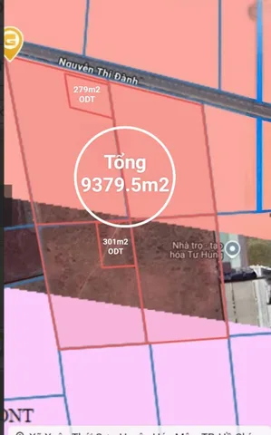 Bán đất MẶT TIỀN NGUYỄN THỊ ĐÀNH 9379.5m² ngang 90m giá 56 tỷ Xã Xuân Thới Sơn