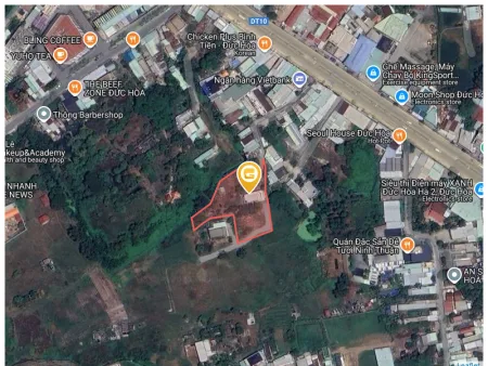Bán đất 3137.1m² ngang 8m giá 2 tỷ Xã Đức Hòa