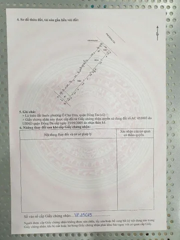 Bán nhà 83.4m² ngang 3.67m giá 30.9 tỷ tại Đường Đông Các Phường Đống Đa