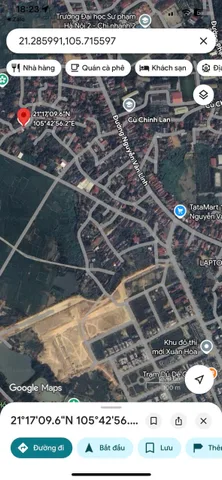 130m, Đất Băng 2 Đường Lê Quang Đạo Kéo Dài, Xuân Hoà, Phúc Yên Vp ( Thổ Cư 60m )