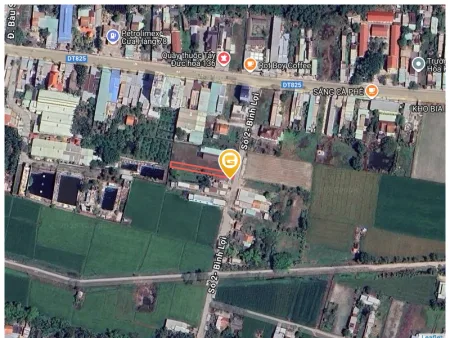 Bán đất 336.3m² ngang 5m giá 2.65 tỷ Xã Hòa Khánh