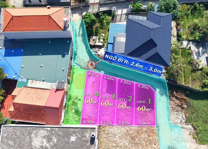 26/2/2/2026.Bán đất 60m² ngang 4m giá 1.35 tỷ Phường Thiên Hương( Thiên Hương). liên hệ 0362558882