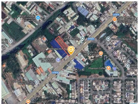 Bán đất 1160.3m² ngang 20m giá 30 tỷ Xã Đức Hòa