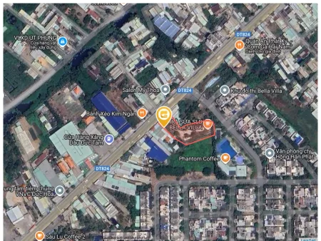 Bán đất 1922.3m² ngang 5m giá 6.5 tỷ Xã Đức Hòa
