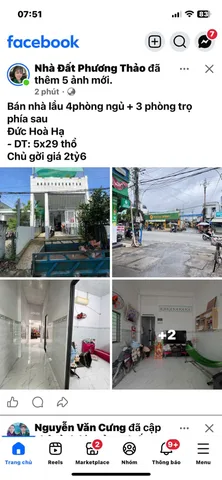 Bán nhà 148.4m² ngang 5m giá 2.6 tỷ Xã Đức Hòa