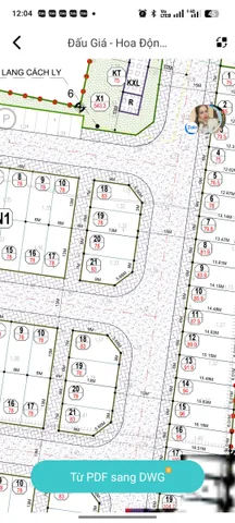 09/11/2025.Bán đất 78m² ngang 6m giá 5.05 tỷ . lô 19n1 đấu giá bãi ngoài Hoa Động. liên hệ 0362558882