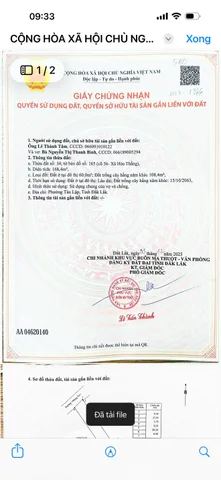 Bán đất 98.5m² ngang 6m giá 1.69 tỷ Phường Tân Lập