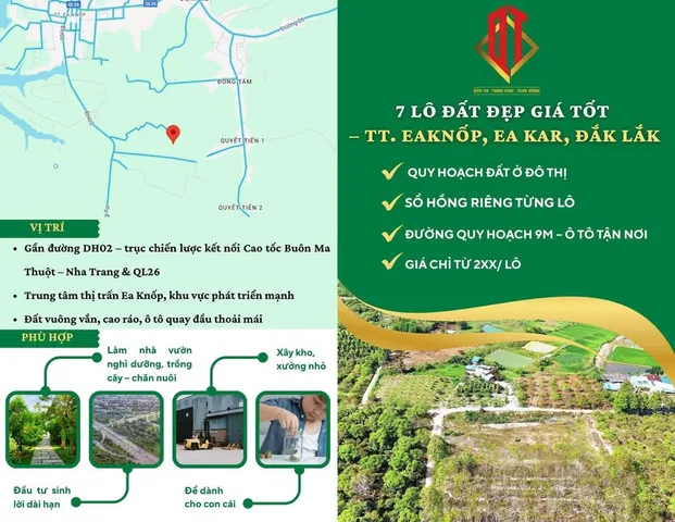 Đất Dak Lak quy hoạch thổ cư