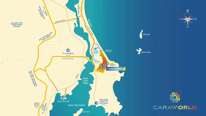 Bán Villa Wyndham Grand KN Cam Ranh 4PN, Có Gara - View Sân Golf & Biển - SHR - 297Tỷ