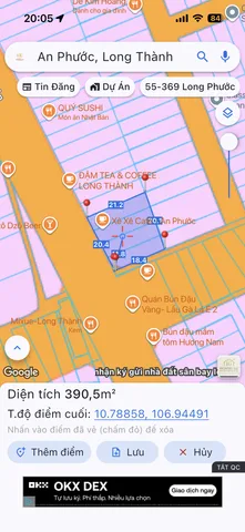 Bán đất 400m² ngang 20m giá 32 tỷ Xã An Phước