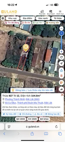 Bán đất 164.8m² ngang 5m giá 1.69 tỷ Phường Thành Nhất