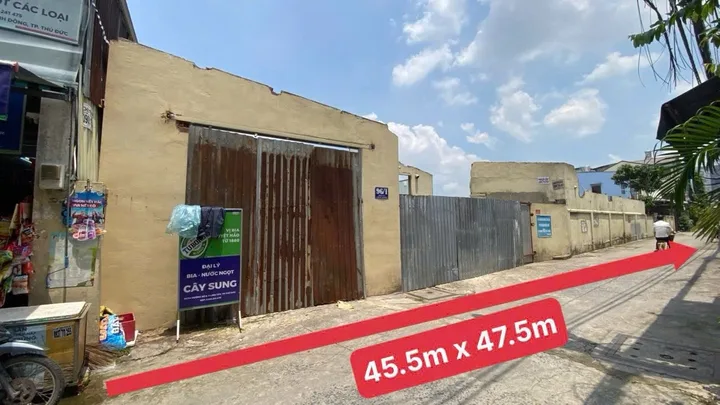 Bán đất 2156m² ngang 45.5m giá bán 92 tỷ tại Đường Số 9 Phường Linh Xuân