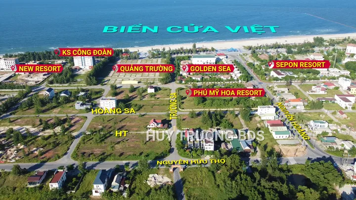 Bán đất biển cửa việt ngay sau quảng trường sự kiện