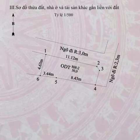 Bán đất 50m² ngang 4,25m giá 1.28 tỷ Phường Thiên Hương lâm động cũ .l/h:076.231.9990 e Thúy