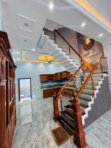 Bán nhà 4 Tầng, Hẻm ôtô, DT:65m² ngang 5m giá 6.95 tỷ Phường Bình Hưng Hòa