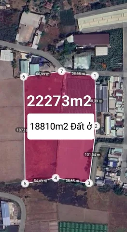 Bán đất 22273m² ngang 162m giá 390 tỷ Xã Xuân Thới Sơn