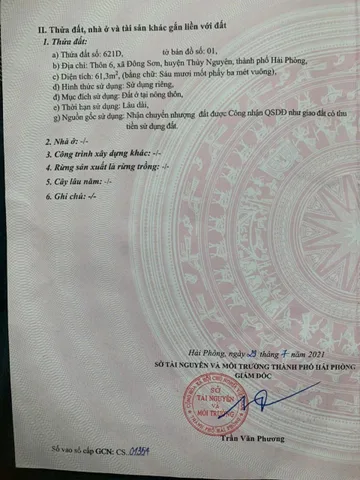 14/12/2025.Bán đất 61m² ngang 6,59m giá 930 triệu Đông Sơn. liên hệ 0362558882