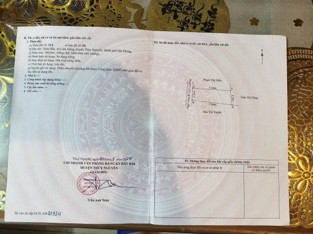 Bán 100 m Lâm Động gần nam cầu kiền , gần trường học các cấp. L/h:076.231.9990