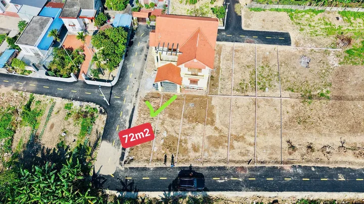 Bán đất 72m² full thổ cư ngang 4m giá 1.15 tỷ tại Xã Nghi Dương