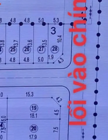 15/12/2025.Bán đất 67,5m² ngang 5m lô 27lk03 tái định cư.giá 2.43 tỷ . Hoàng Động. liên hệ 0362558882