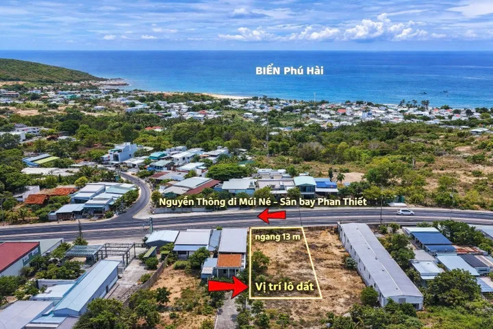 Bán 908 m2 đất view biển mặt tiền nguyễn thông mũi né (giá tốt)