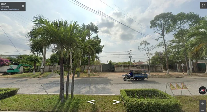 Bán đất 23270m² ngang 65m giá 104.72 tỷ mặt tiền đường nhựa QL-57 phường Thanh Đức, tỉnh Vĩnh Long