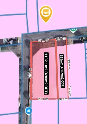 Bán đất 1627m² ngang 31m giá 33 tỷ Xã Bà Điểm