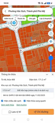Bán đất 171.2m² ngang 5m giá 1.25 tỷ Phường Tân Thành