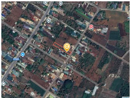 Bán đất 693m² ngang 10m giá 1.6 tỷ Xã Hòa Phú