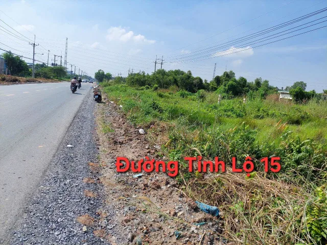 (B75) Đất mặt tiền Tỉnh Lộ 15, xã Tân Thạnh Đông, dt 219m2, thổ 164m2, đã trừ lộ giới, giá 6 tỷ 500 thương lượng