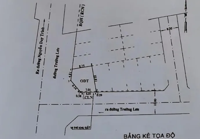 BÁN ĐẤT MẶT TIỀN LÔ GÓC – 93,5m² – TRƯỜNG LƯU – SÁT CHỢ LONG TRƯỜNG