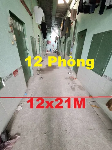 Bán Dãy Nhà Trọ Thạnh Lộc 19 An Phú Đông Quận 12 – 12 Phòng Full Khách, Doanh Thu 24 Triệu/Tháng, Gần ĐH Nguyễn Tất Thành