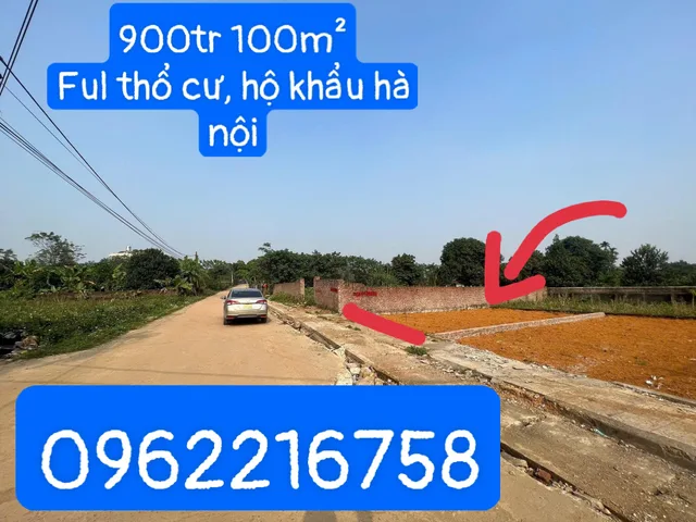 Bán đất giá rẻ, dưới 1 tỷ có ngay một lô đất 100m²