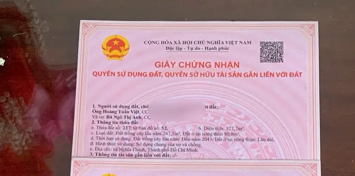 Bán đất 327.7m² ngang 7m giá 1.2 tỷ Xã Nghĩa Thành