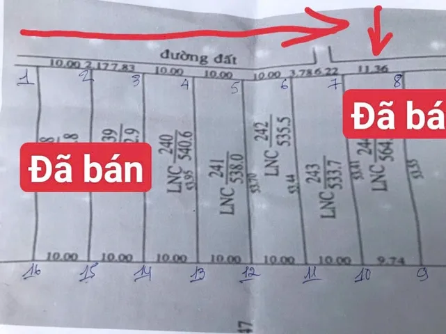 Bán đất 540.6m² giá 149 triệu Xã Ea Drông