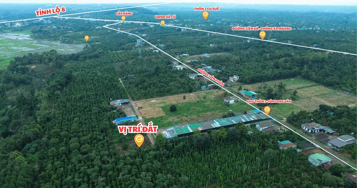 Bán đất thôn 3 Cư Suê 150.9m² có sẵn 145m² thổ cư ngang 5m giá 675 triệu tại Xã Quảng Phú