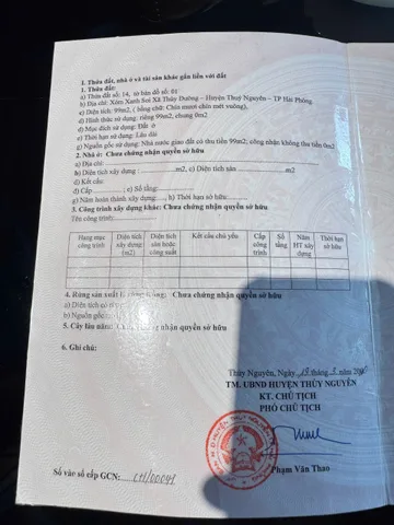 Chủ cần tiền bán gấp 99 m xanh soi Thuỷ Đường . Đường thông các ngả. L/h:076.231.9990 e Thúy