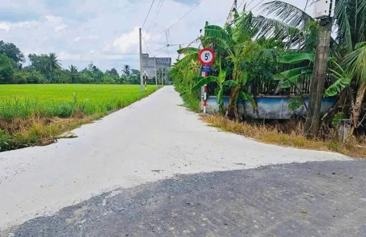 Bán đất thổ cư ấp 8 , xã Nhựt Chánh, Bến Lức dt 980m2 , đường beton xe 7c giá 3,3 tỷ