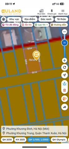 Bán nhà Vương Thừa Vũ - Thanh Xuân 46.4m² ngang 5,1m giá 20.7 tỷ