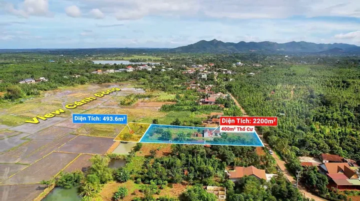 Bán đất 2700m² giá 1.45 tỷ Xã Ea Ning