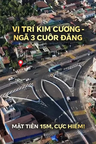 Bán nhà 2 tầng 593.5m²(full thổ cư 400m²) ngang 15m - Vị trí Kim Cương Nằm ngay Ngã 3 đường tránh Đông Xã Cuôr Đăng giá 16,9 tỷ  (Có thương lượng cho khách thiện chí)