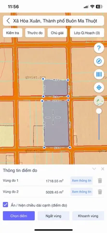 Bán đất 5001m² ngang 180m giá 5.95 tỷ Xã Hòa Phú