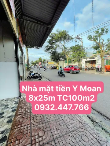 Bán nhà mặt tiền đường Y Moan (Chưa qua Vành Đai) 8x25 TC100m2 14,5t
