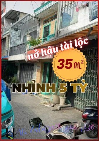 Q.8, 35m²,  3 TẦNG, NHỈNH 5 TỶ, 3PN, NỞ HẬU, HẺM XE HƠI ÂU DƯƠNG LÂN