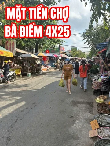 Bán nhà 100m² ngang 4m giá 9.9 tỷ Xã Bà Điểm